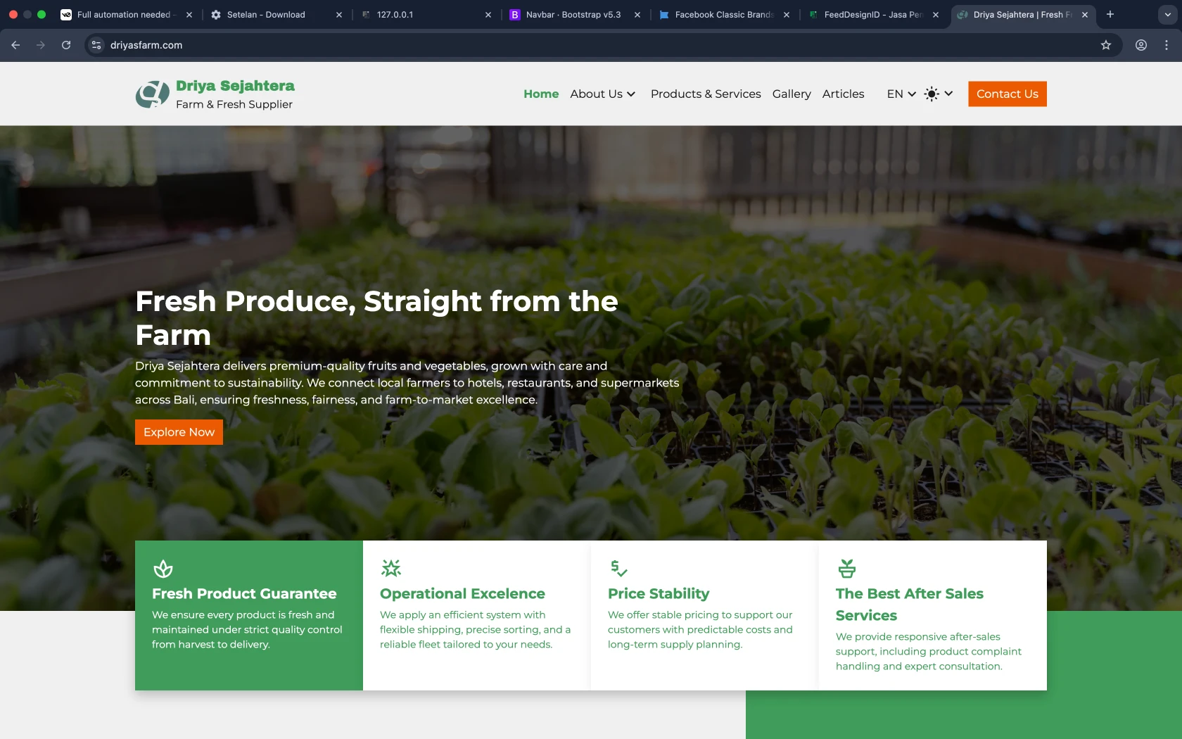 Homepage - Driya Sejahtera